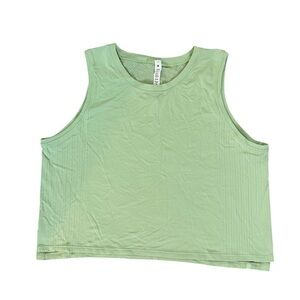 Lululemon Train To Be Tank Top in Kohlrabi Green